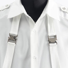 Load image into Gallery viewer, Loose-Fit Shirt with Industrial Metal Detail
