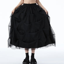 Load image into Gallery viewer, Patchwork Mesh Tiered Cake Skirt
