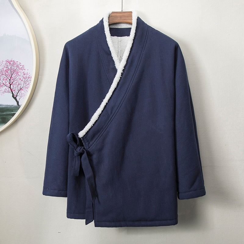 Thick Retro Faux Wool Jacket