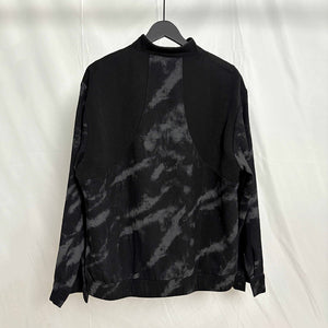 Retro Abstract Ripple Print Long-sleeved Sweatshirt