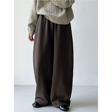 Load image into Gallery viewer, High-waisted Elasticated Casual Straight Trousers
