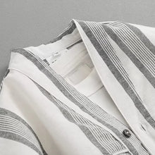 Load image into Gallery viewer, Casual Retro Striped Loose Shirt
