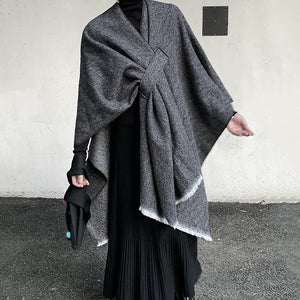 Retro Shawl Cape Coat