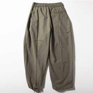 Loose Draped Wide-leg Pants