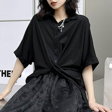 Load image into Gallery viewer, Loose Irregular Short Sleeve T-Shirt
