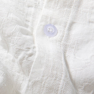 Jacquard Loose Casual Short-sleeved Shirt