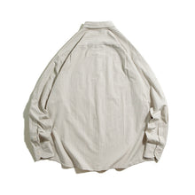 Load image into Gallery viewer, Japanese Striped Loose-fitting Long-sleeved Shirt
