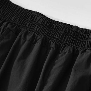 Black High Waist Loose Wide Leg Pants