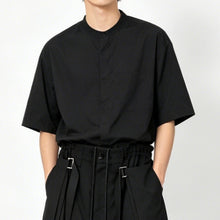 Load image into Gallery viewer, Japanese Drapey Tencel Short-Sleeve Shirt
