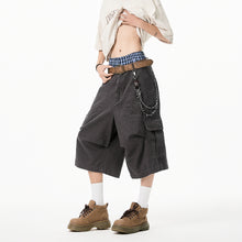 Load image into Gallery viewer, American Loose Straight Knee-length Casual Pants
