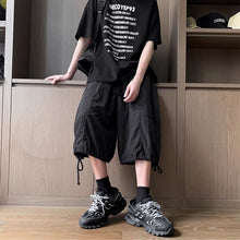 Load image into Gallery viewer, American Casual Loose Wide-leg Workwear Cropped Trousers
