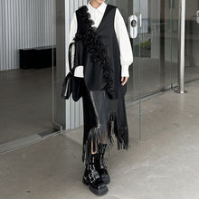 Load image into Gallery viewer, Ruffled Irregular V-neck Vest
