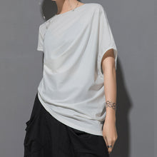 Load image into Gallery viewer, Irregular Loose Bat Sleeve T-shirt
