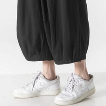 Load image into Gallery viewer, Retro Ice Silk Linen Over-the-Knee Pants
