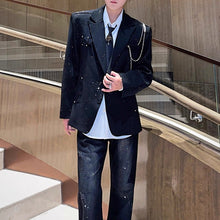 Load image into Gallery viewer, Gypsophila Pearl Necklace Casual Suit Jacket
