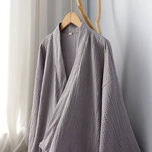Load image into Gallery viewer, Cotton Double Layer Gauze Long Home Zen Clothes
