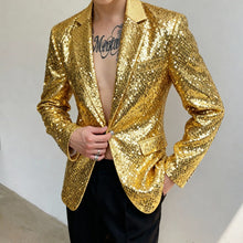 Load image into Gallery viewer, Sequined Suit Set Stage Performance Party Tuxedo
