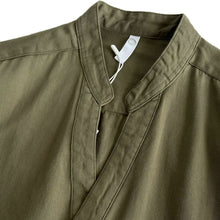 Load image into Gallery viewer, Breathable Cotton Stand Collar Long Sleeve Shirt Casual Top
