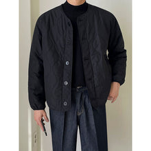 Load image into Gallery viewer, Loose Collarless Warm Light Jacket
