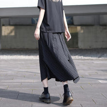 Load image into Gallery viewer, Irregular Plaid A-line Skirt
