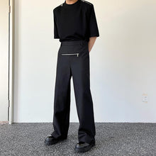 Load image into Gallery viewer, Front and Rear Zipper Slit Wide Leg Pants
