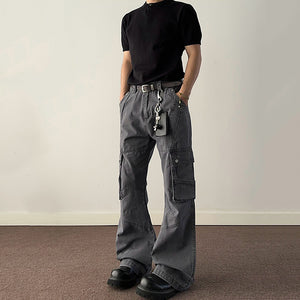 American Vintage Flared Multi-pocket Overalls