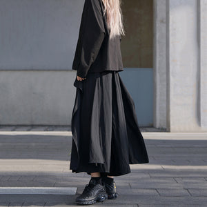 Irregular High Waisted Loose Trousers