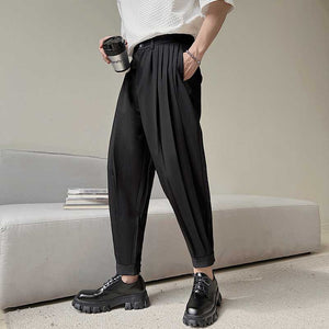 Wrinkle Velcro Pencil Pants