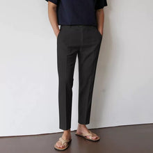 Load image into Gallery viewer, Casual Cotton-Linen Straight-Leg Trousers
