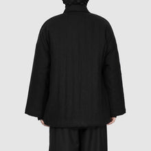 Load image into Gallery viewer, Zen-inspired Diagonal-front Tie Cotton Coat
