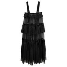 Load image into Gallery viewer, Mesh See-through Cake Suspender Dress

