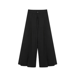 Retro Loose Casual Samurai Culottes Hakama Pants