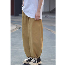 Load image into Gallery viewer, Loose-fitting Straight-leg Cropped Trousers
