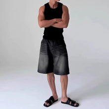 Load image into Gallery viewer, Heavyweight Ribbed Knit Tank Top Slim Fit Workout Gym Shirt
