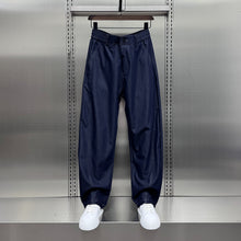 Load image into Gallery viewer, Ice Silk Drape Scimitar Loose Jeans
