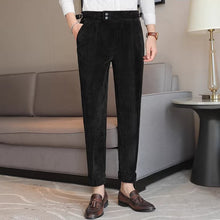 Load image into Gallery viewer, Chenille Naples Casual Straight-leg Suit Trousers
