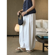 Load image into Gallery viewer, Women's Drawstring Elastic-waist Loose Casual Pants
