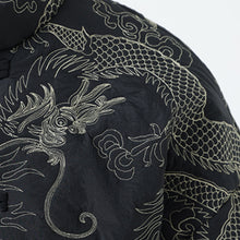 Load image into Gallery viewer, Winter Dragon Embroidered Tang Suit Jacket
