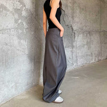 Load image into Gallery viewer, Vintage Draped Black Scimitar Suit Pants
