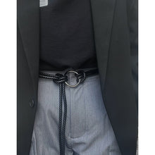 Load image into Gallery viewer, Retro Casual Braided Waist Rope Ring Belt
