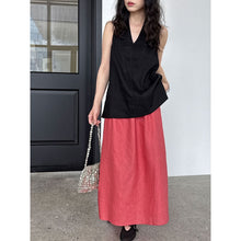 Load image into Gallery viewer, Women's Linen V-Neck Halter Camisole
