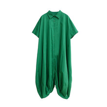 Load image into Gallery viewer, Women's Polo-Collar Tulip Dress
