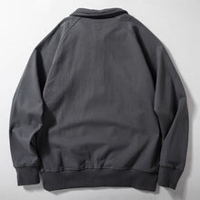 Load image into Gallery viewer, Half-zip Lapel Loose Casual Long-sleeved Sweatshirt
