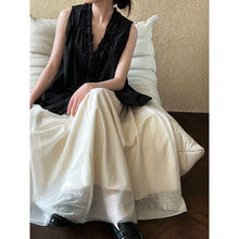 Load image into Gallery viewer, Women's Ruffle Trim Petal Collar Sleeveless Blouse
