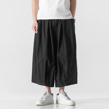 Load image into Gallery viewer, Cotton and Linen Wide Leg Bloomers Cropped Pants
