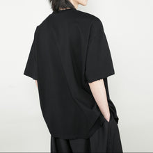 Load image into Gallery viewer, V-neck Casual Drape Loose T-shirt
