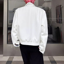 Load image into Gallery viewer, American Retro Plaid Patchwork Faux Two-piece Jacket
