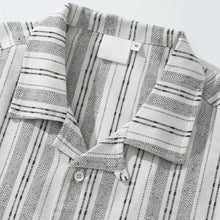 Load image into Gallery viewer, Retro Linen Striped Shirt
