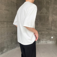 Load image into Gallery viewer, Embroidered Buttoned Casual Loose T-shirt
