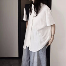 Load image into Gallery viewer, Loose-fitting Slimming French Tie Shirt
